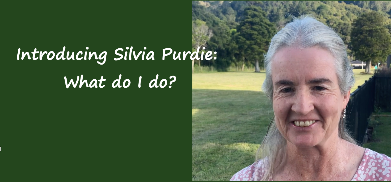 PictureIntroducing Silvia Purdie: What do I do?